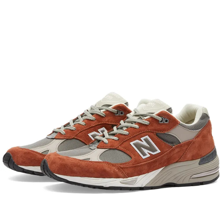 Кросівки чоловічі New Balance 991 Made In Uk Brown/Grey M991PTY