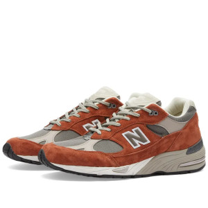 Кросівки чоловічі New Balance 991 Made In Uk Brown/Grey M991PTY