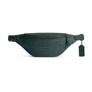 Сумка Coach Track Beltbag green CM373 RFT