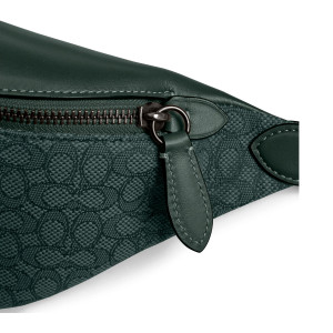 Сумка Coach Track Beltbag green CM373 RFT