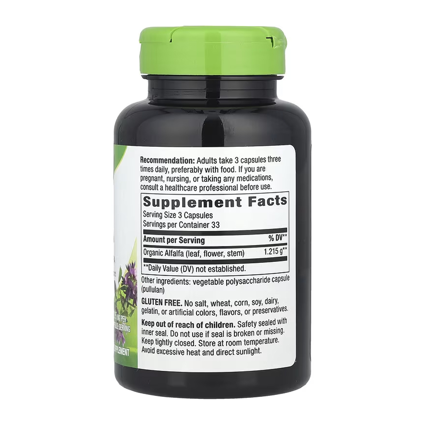 Капсули Nature's Way Alfalfa - 100 vcaps 2023-10-6405