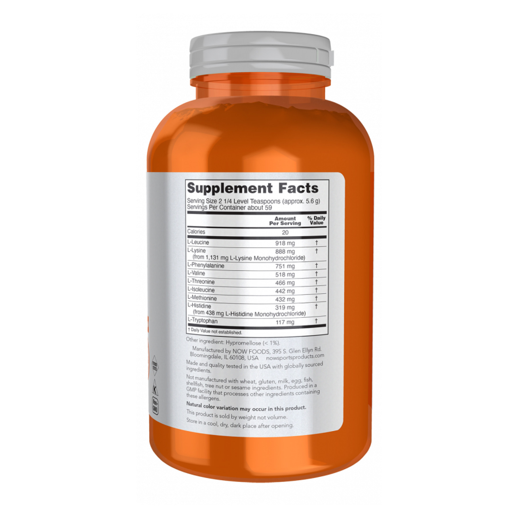 Порошок Now Foods Amino-9 Essentials™ Powder - 330g 2023-10-4521