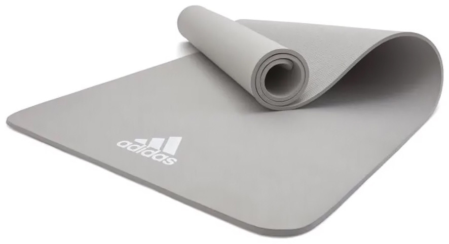 Килимок для йоги Adidas Yoga Mat сірий Уні 176 х 61 х 0,8 см ADYG-10100GR