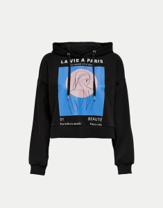 Толстовка 15243426-Black-AOP:Paris ONLY L Чорний 15243426-BLACK-AOP:PARIS