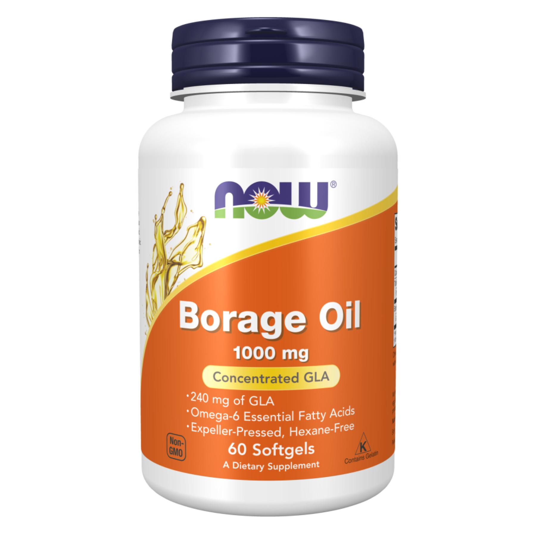 Софт гелеві капсули Borage Oil 1000mg - 60 sgels 2022-10-2370