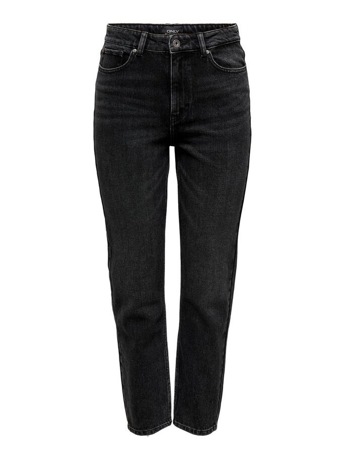 Джинси ONLEMILY LIFE HW STR ANK DNM NAS997 NOOS 15235780-Black Denim-Detail:NAS997 ONLY 25/32 Чорний 15235780-Black Denim-Deta