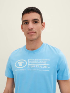 Футболка 1035611-18395 Tom Tailor L Блакитний 1035611-18395