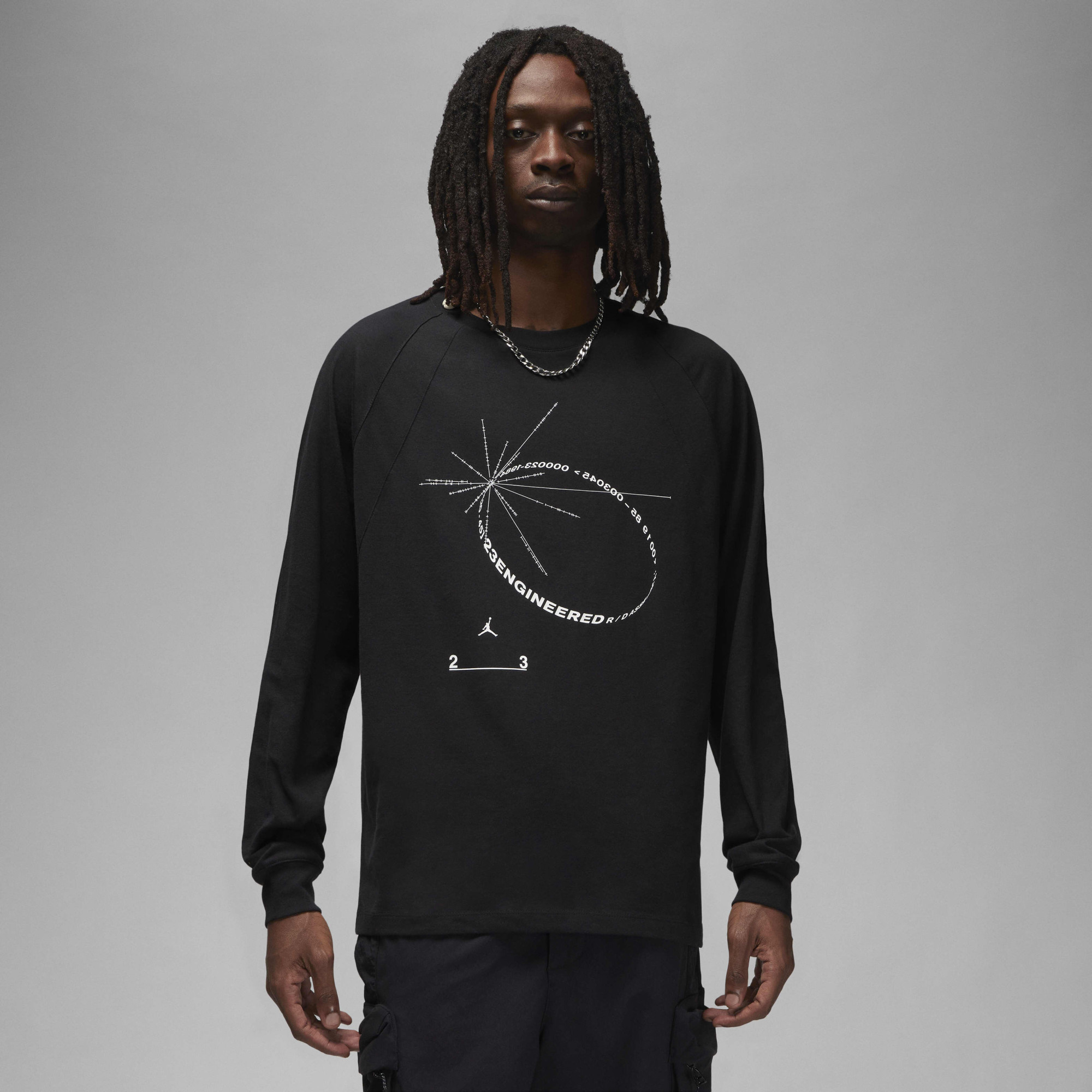 Лонгслів Air Jordan 23E Stmt Ls Crew Black DV1463-010