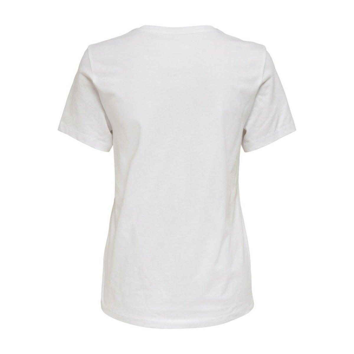Футболка ONLLOTUS S/S TOP CS JRS 15205678-Bright White-Print:SUMMER VIBES ONLY L Білий 15205678-Bright White-Pri