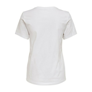 Футболка ONLLOTUS S/S TOP CS JRS 15205678-Bright White-Print:SUMMER VIBES ONLY L Білий 15205678-BRIGHT WHITE-PRI
