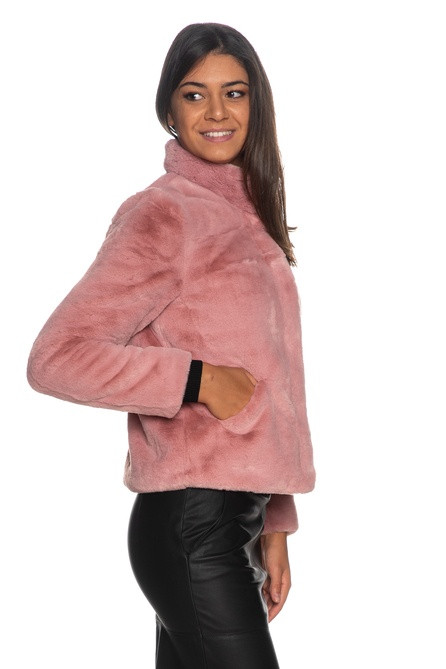 Куртка зі штучного хутра ONLVIDA FAUX FUR JACKET OTW NOOS 15160013-Dusty Rose ONLY L Розовий 15160013-Dusty Rose
