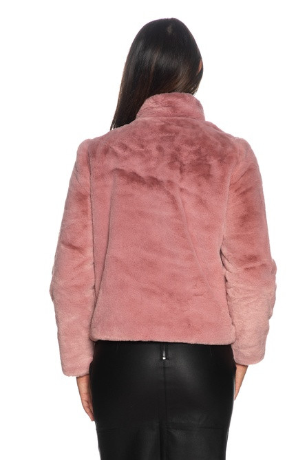 Куртка зі штучного хутра ONLVIDA FAUX FUR JACKET OTW NOOS 15160013-Dusty Rose ONLY L Розовий 15160013-Dusty Rose