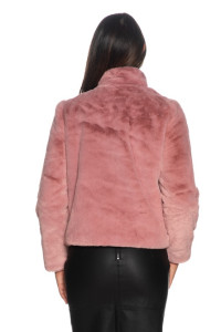 Куртка зі штучного хутра ONLVIDA FAUX FUR JACKET OTW NOOS 15160013-Dusty Rose ONLY L Розовий 15160013-DUSTY ROSE