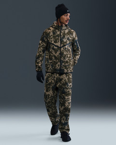 Толстовка Nike Tech Fleece Camo/Beige HV0955-276