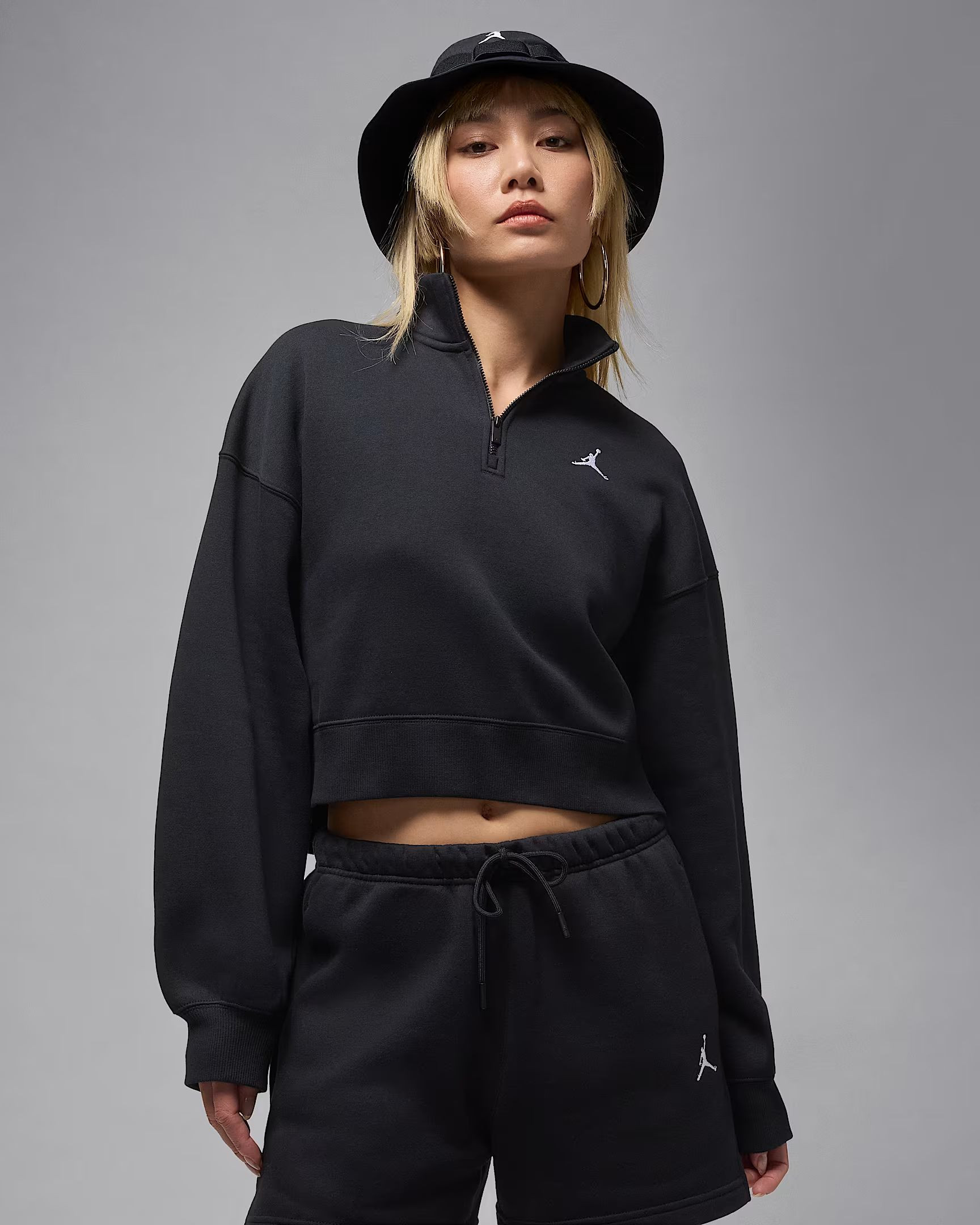 Кофта жіноча Nike Brk Flc Qz Top Black IH2391-010