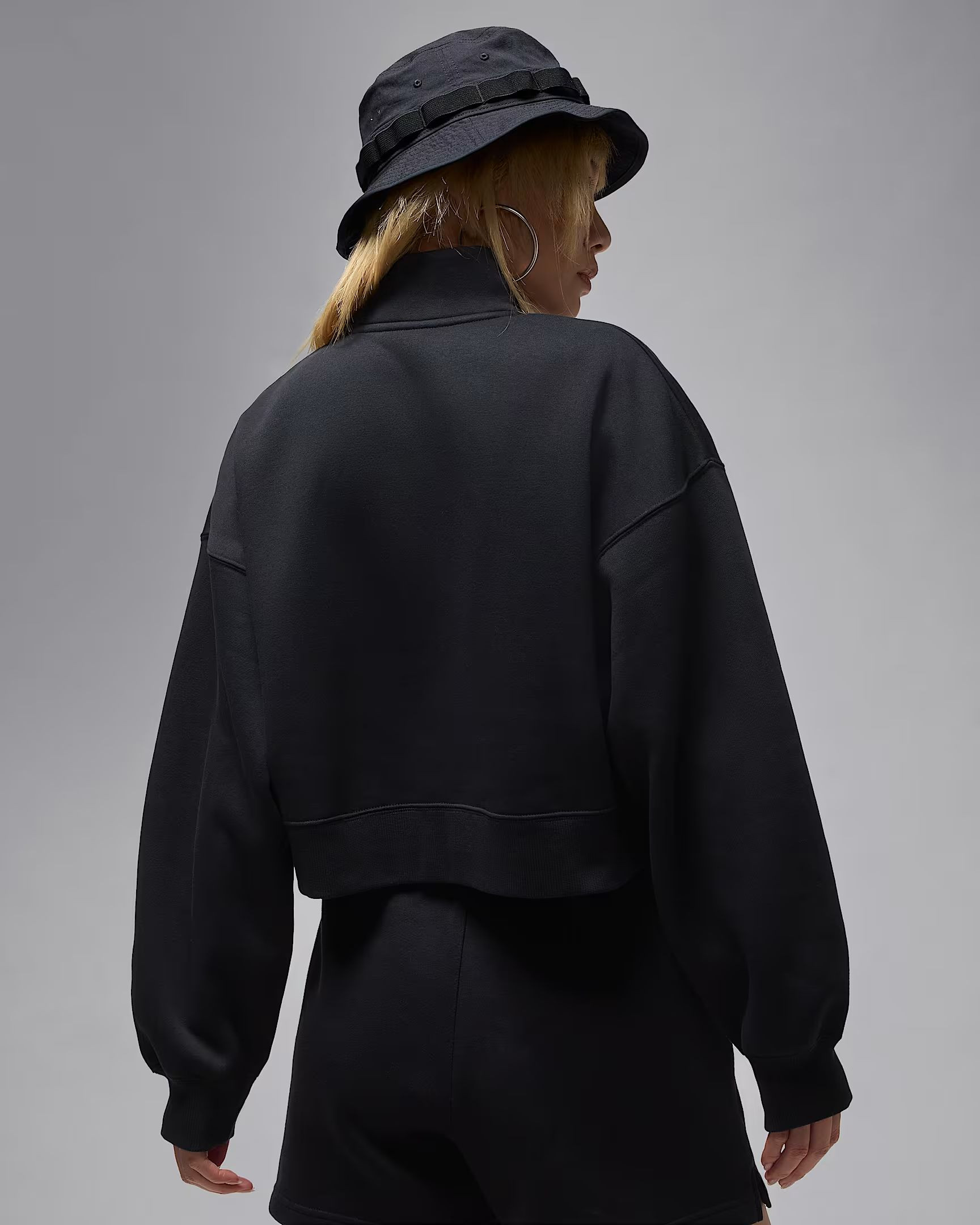 Кофта жіноча Nike Brk Flc Qz Top Black IH2391-010