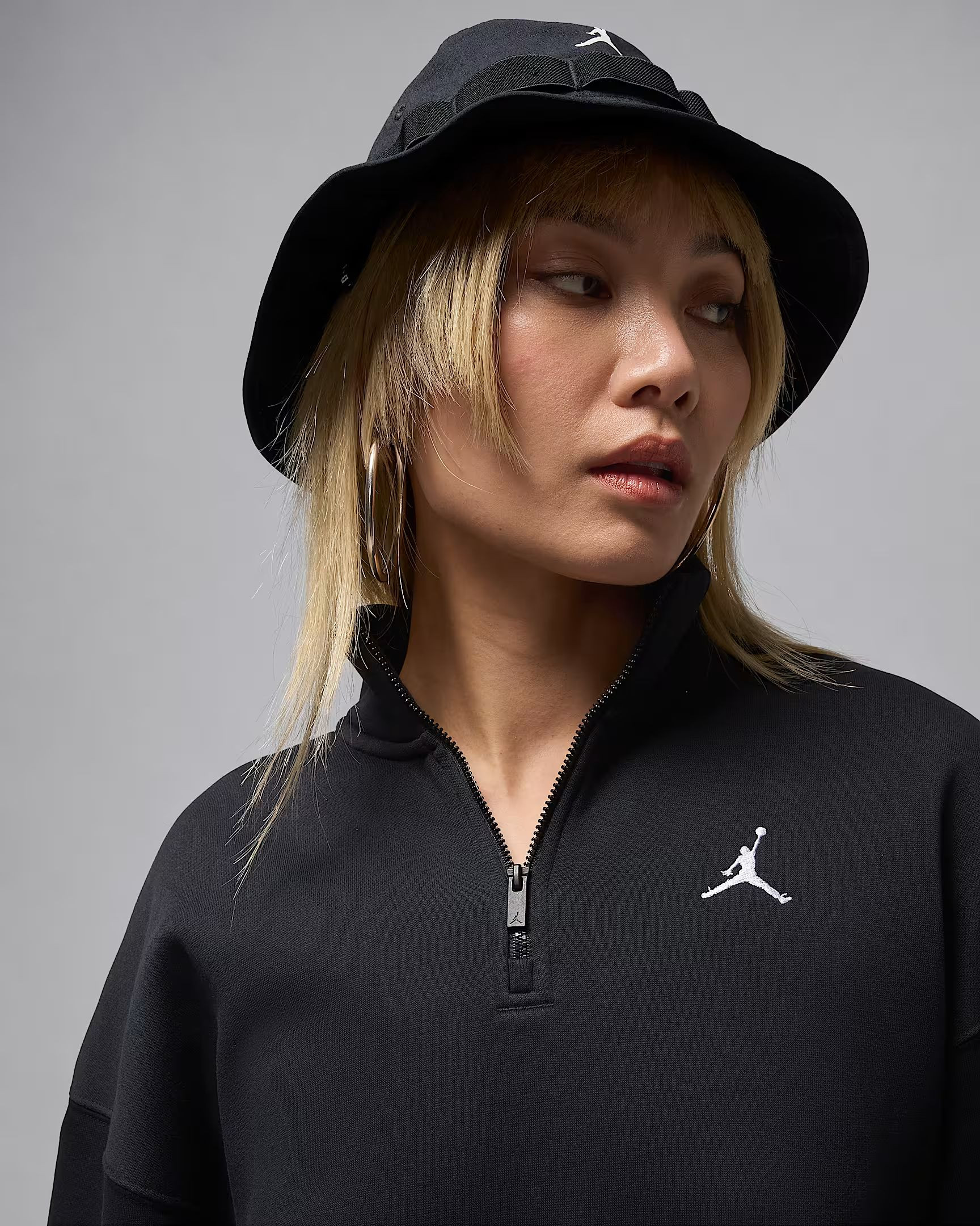 Кофта жіноча Nike Brk Flc Qz Top Black IH2391-010