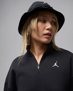 Кофта жіноча Nike Brk Flc Qz Top Black IH2391-010
