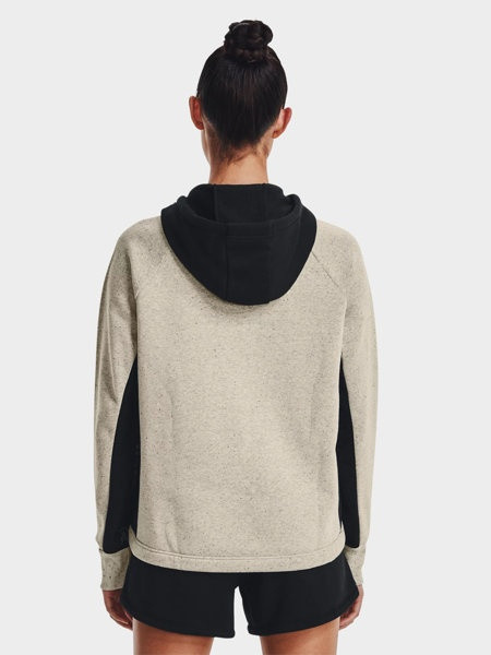 Толстовка Rival + FZ Hoodie 1369852-279 Under Armour M Бежевий 1369852-279