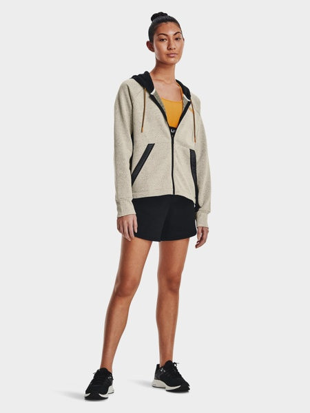 Толстовка Rival + FZ Hoodie 1369852-279 Under Armour M Бежевий 1369852-279