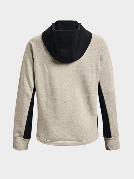 Толстовка Rival + FZ Hoodie 1369852-279 Under Armour M Бежевий 1369852-279
