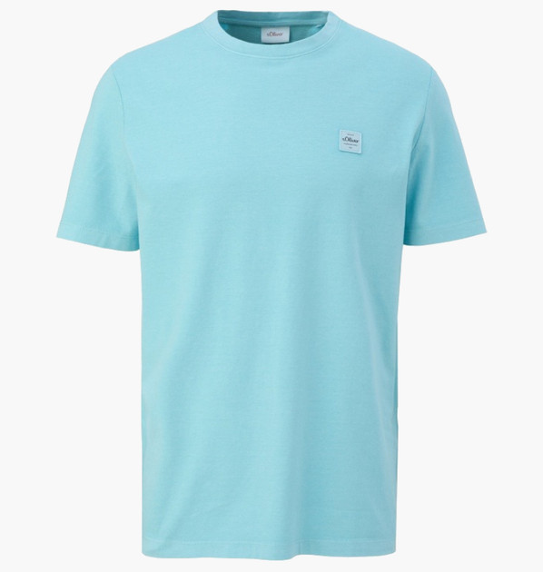 Футболка чоловіча S.Oliver Light Blue 2129866-6120 2129866-6120