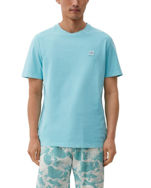 Футболка чоловіча S.Oliver Light Blue 2129866-6120 2129866-6120