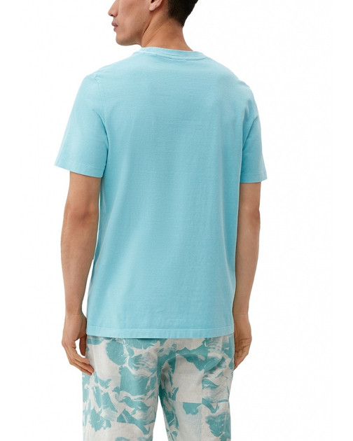 Футболка чоловіча S.Oliver Light Blue 2129866-6120 2129866-6120