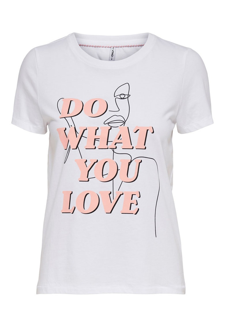Футболка ONLNILA LIFE REG S/S LINES TOP BOX JRS 15229301 Bright White ONLY S Білий 15229301BrightWhite