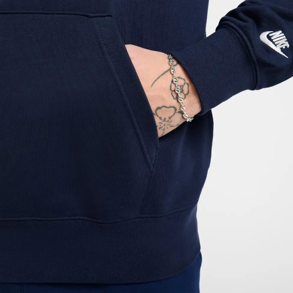 Худі чоловіче Nike Club Ft Po Hdy Moon Gfx Blue HQ8594-451