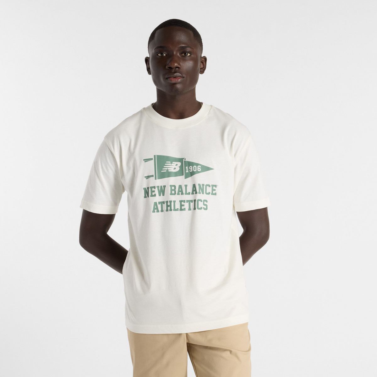Футболка Varsity Pennant MT51924SST New Balance L Білий MT51924SST