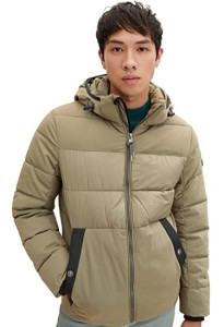 Куртка mat mix puffer jacket 1032481-10415 Tom Tailor M Бежевий 1032481-10415