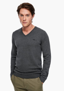 Светр 03.899.61.7623-98W0 s.Oliver M Темно-сірий 03.899.61.7623-98W0