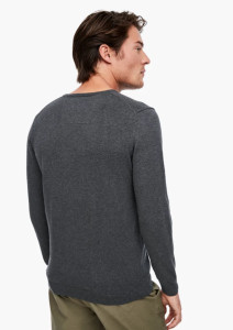 Светр 03.899.61.7623-98W0 s.Oliver M Темно-сірий 03.899.61.7623-98W0