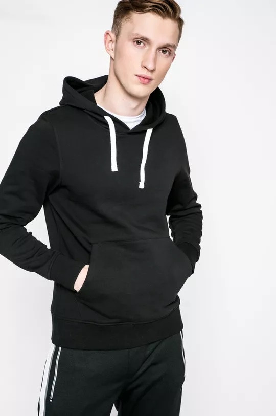 Худі PKTGMS BASIC HOOD SWEAT 12131173-Black Jack&Jones S Чорний 12131173-Black