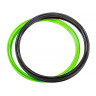 Кільця спортивні 12 шт (6 Зелені+6 Чорні) AVK3-302-001