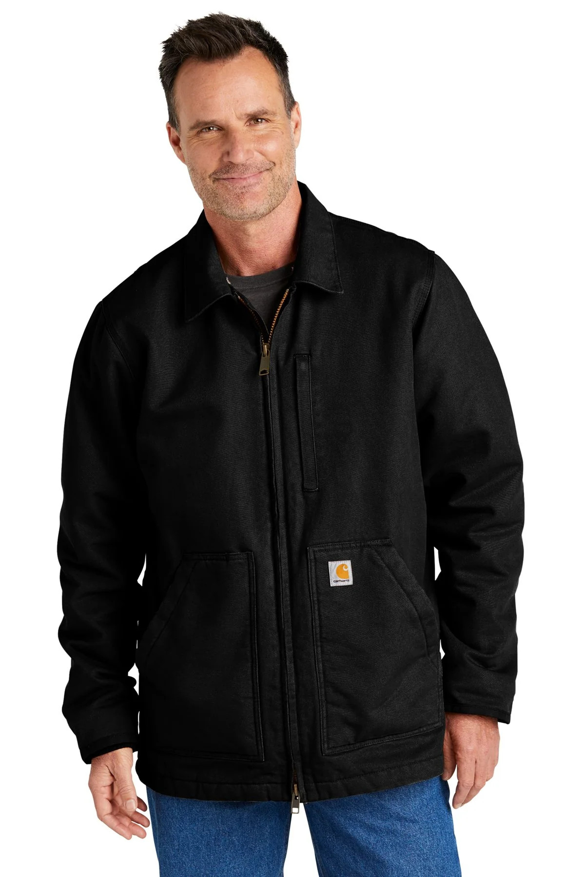 Куртка CARHARTT Loose Fit Washed Duck SHERPA-LINED COAT Jacket OC4293