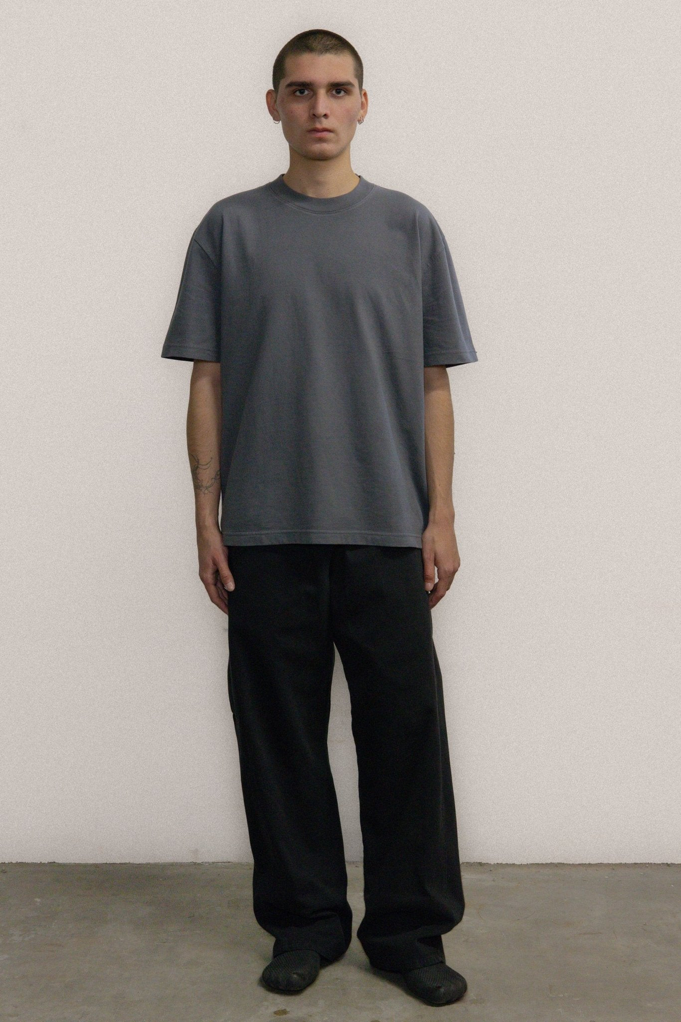 Футболка GAP x YZY SHORT SLEEVE T-SHIRT DARK GRAY YZY-GAP-DARKGRAY