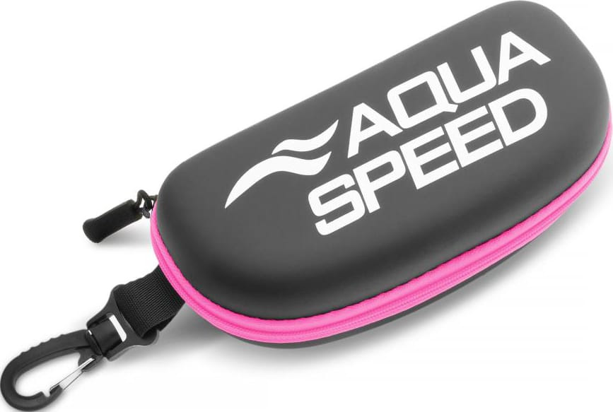 Чохол для окулярів AQUA Speed Goggle Case 62950 чорний, рожевий One Size 737-03