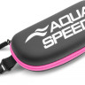 Чохол для окулярів AQUA Speed Goggle Case 62950 чорний, рожевий One Size 737-03