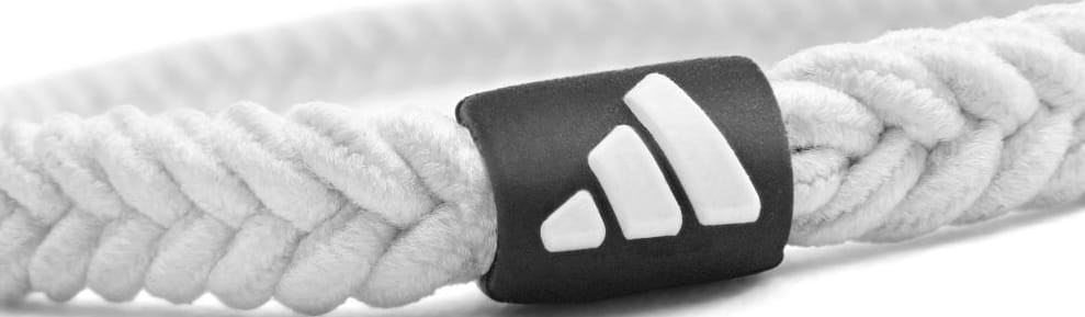 Резинка для волосся Adidas Braided Hair Ties 6pk чорний, білий Уні One Size ADAC-16560