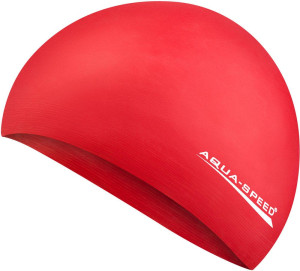 Шапочка для плавання Aqua Speed SOFT LATEX 5732 червоний Уні OSFM 122-31