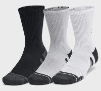 Шкарпетки UA Unisex Perf Tech 6pk Crew чорний, сірий, білий Уні LG 1386242-011