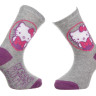 Шкарпетки HELLO KITTY TETE HK + ECRITURE сірий, пурпурний Діт 19-22, арт.32770-3 32770-3