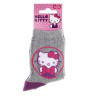 Шкарпетки HELLO KITTY TETE HK + ECRITURE сірий, пурпурний Діт 19-22, арт.32770-3 32770-3