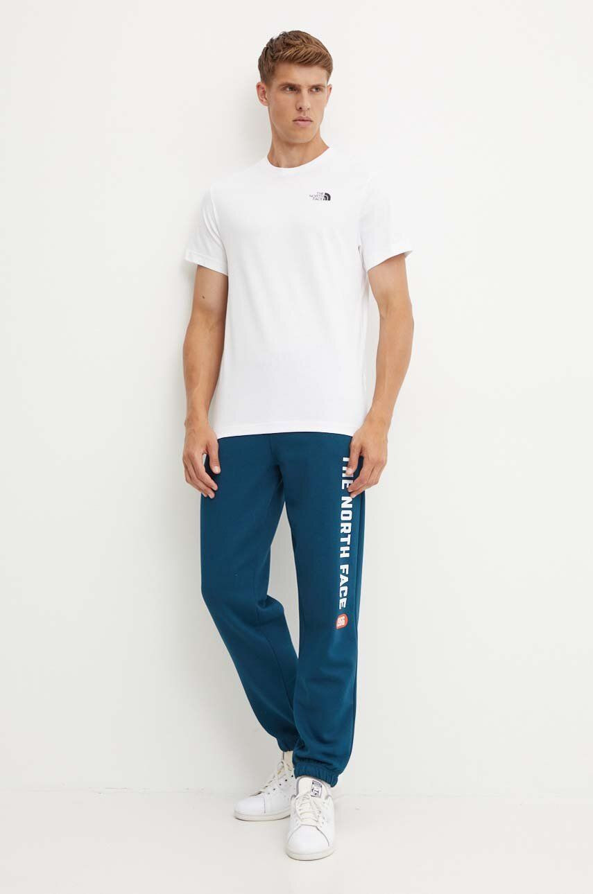 Футболка The North Face box swirl back print T-shirt in white Exclusive NF0A89EAFN41