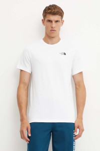 Футболка The North Face box swirl back print T-shirt in white Exclusive NF0A89EAFN41