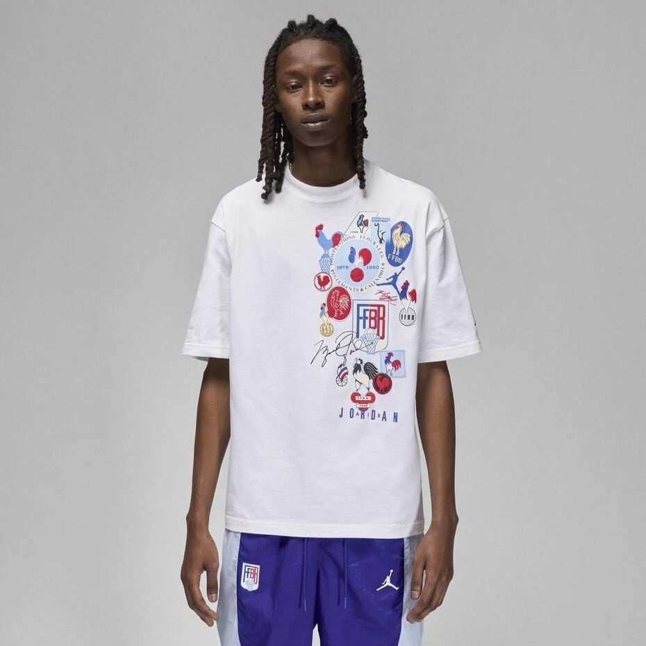 Футболка JORDAN T-SHIRT SPORT BASKETBALL WHITE FZ0955-100