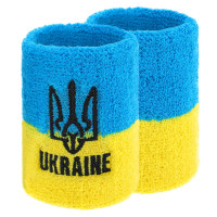 Напульсник спортивний махровий UKRAINE BC-9282-YBL 1шт, Цвет Жёлтый, Размер (Европа) - 1SIZE BC-9282-YBL