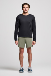 Футболка Saucony STOPWATCH LONG SLEEVE SAM800379-BK